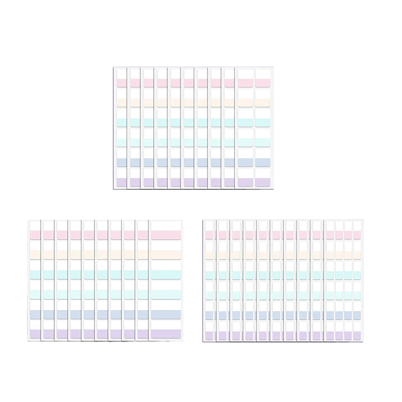 240/120/60 Pcs/set  High-Quality Multicolor Sticky Writable Repositionable Index Tabs Flags for Pages Book Markers Reading Notes