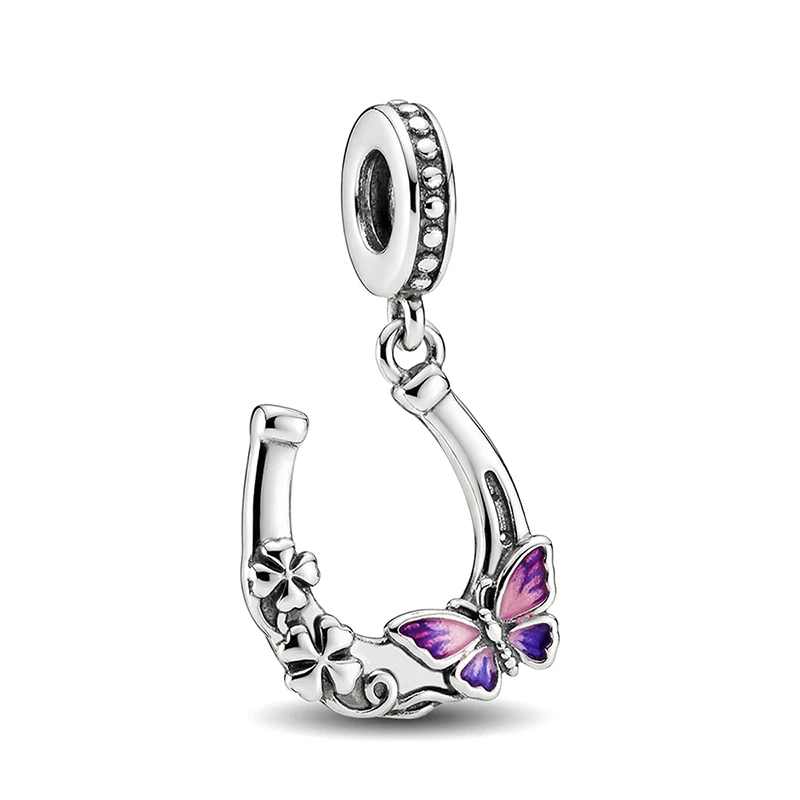 925 Sterling Silver Cute Animals White Doves Swans Pendant Bead Diy Bracelet Bangle Making Gift Of High Quality Fine Jewelry