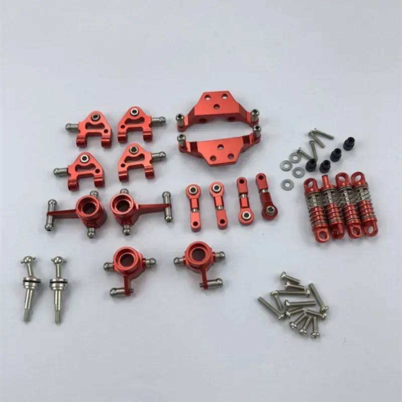 Metalen Volledige Set Upgrade Onderdelen Schokdemper voor Wltoys 1/28 K969 P929 P939 K979 K989 K999 Rc Auto Onderdelen