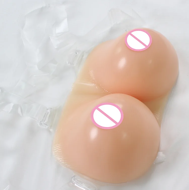 Cross-dressing Silicone Fake Breasts Male COS Female Fake Milk Products Shoulder Straps One-piece Cross-dressing Queen Breasts