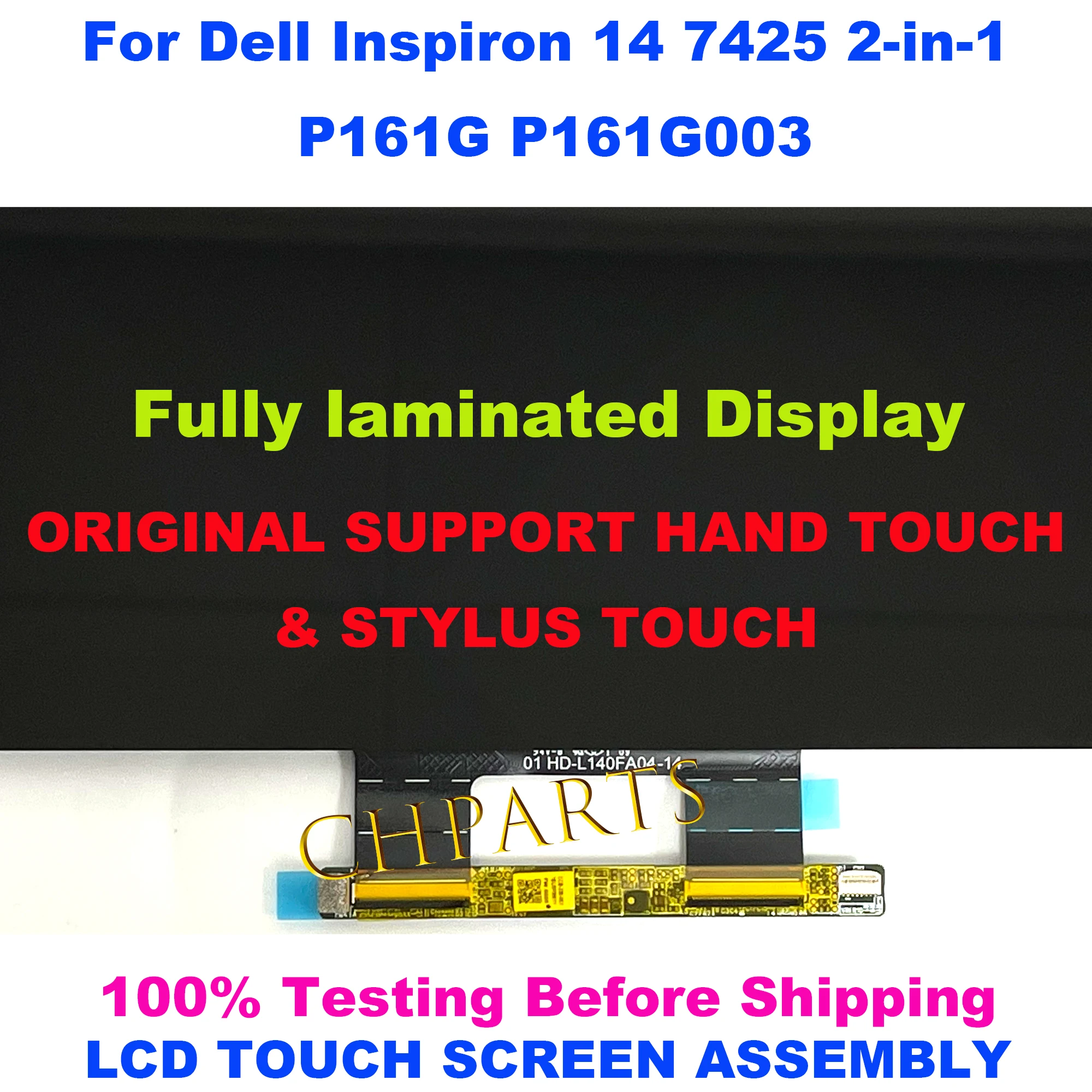 Imagem -06 - Display Lcd Touch Screen Substituição Assembly 14 1920x1200 em Dell Inspiron 14 7420 7425 P161g P161g003