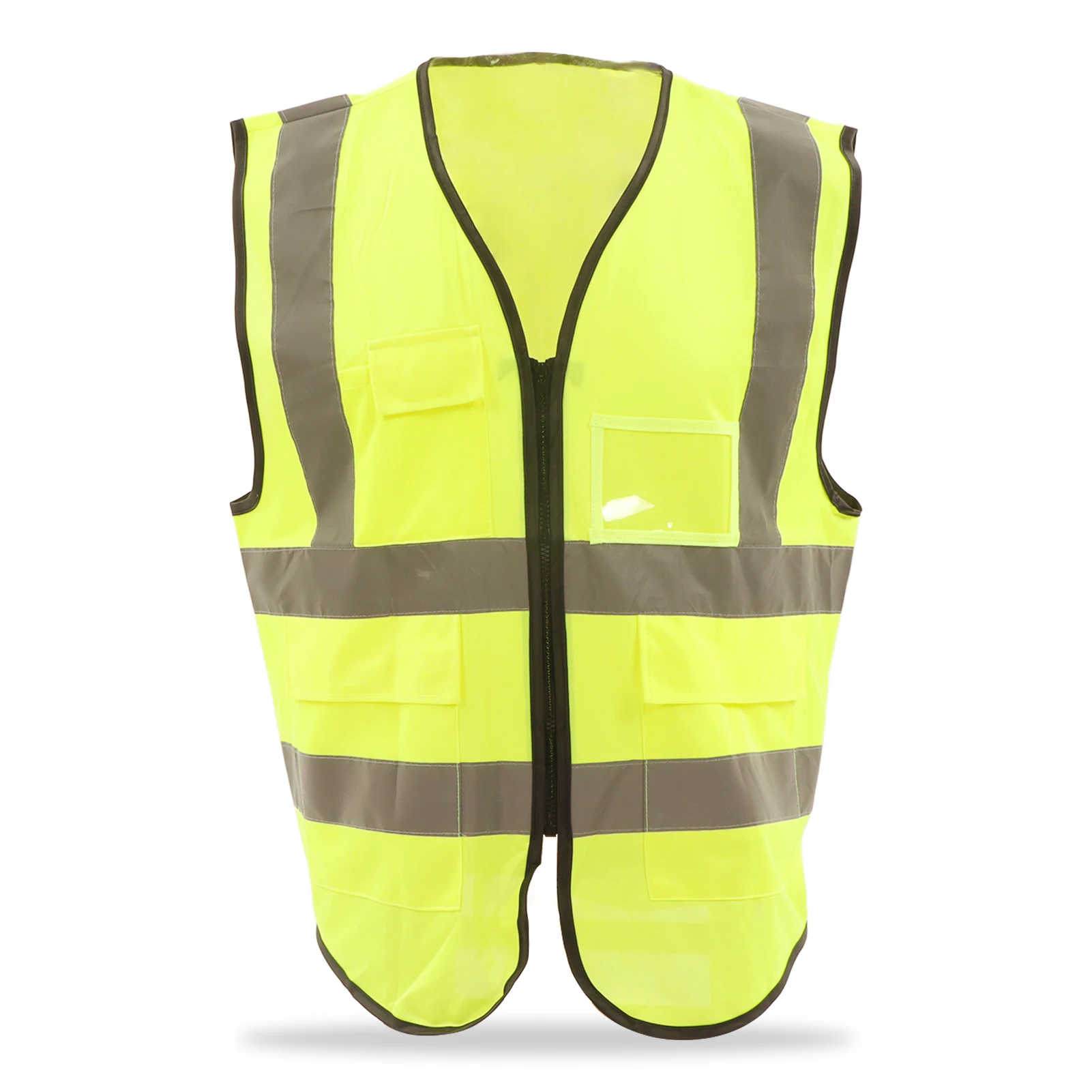 zk30 Reflective Safety Vest High Visibility Polyester Workwear with Pocket for Worker Engineer 2XL