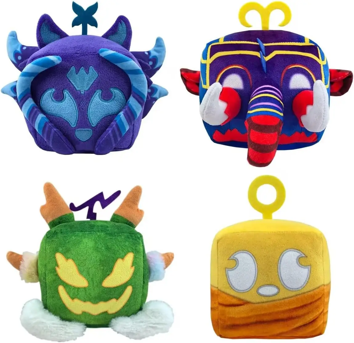 

Fruits Anime Plush Toy, 6-inch Hugging Fruit Plushies Squishy Pillow Soft Stuffed Animal Toy for Adults Kids Fans Gifts 4 PCS