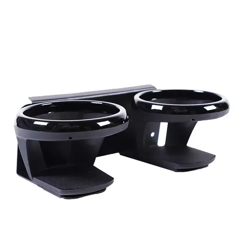 1 قطعة الكربون الصلب الأسود لتويوتا لاند كروزر برادو 250 LC250 2024 + صندوق ذراع السيارة الخلفي حامل أكواب الماء الملحقات الداخلية #5