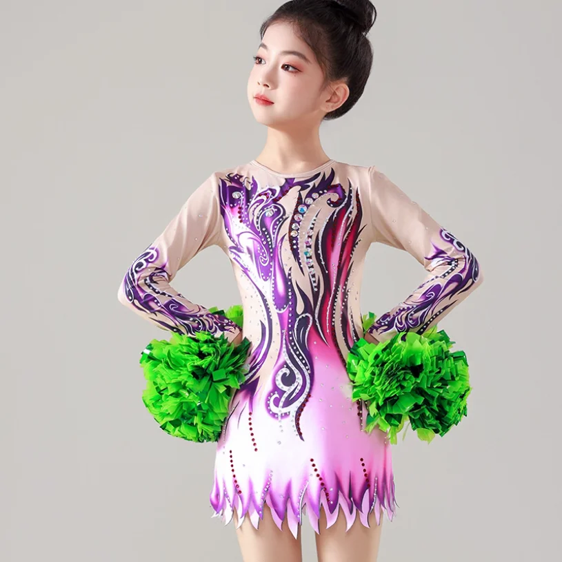 

New Artistic Examination Gymnastics Aerobics Artistic Gymnastics Daughters Cheerleading Competition Performance Dress