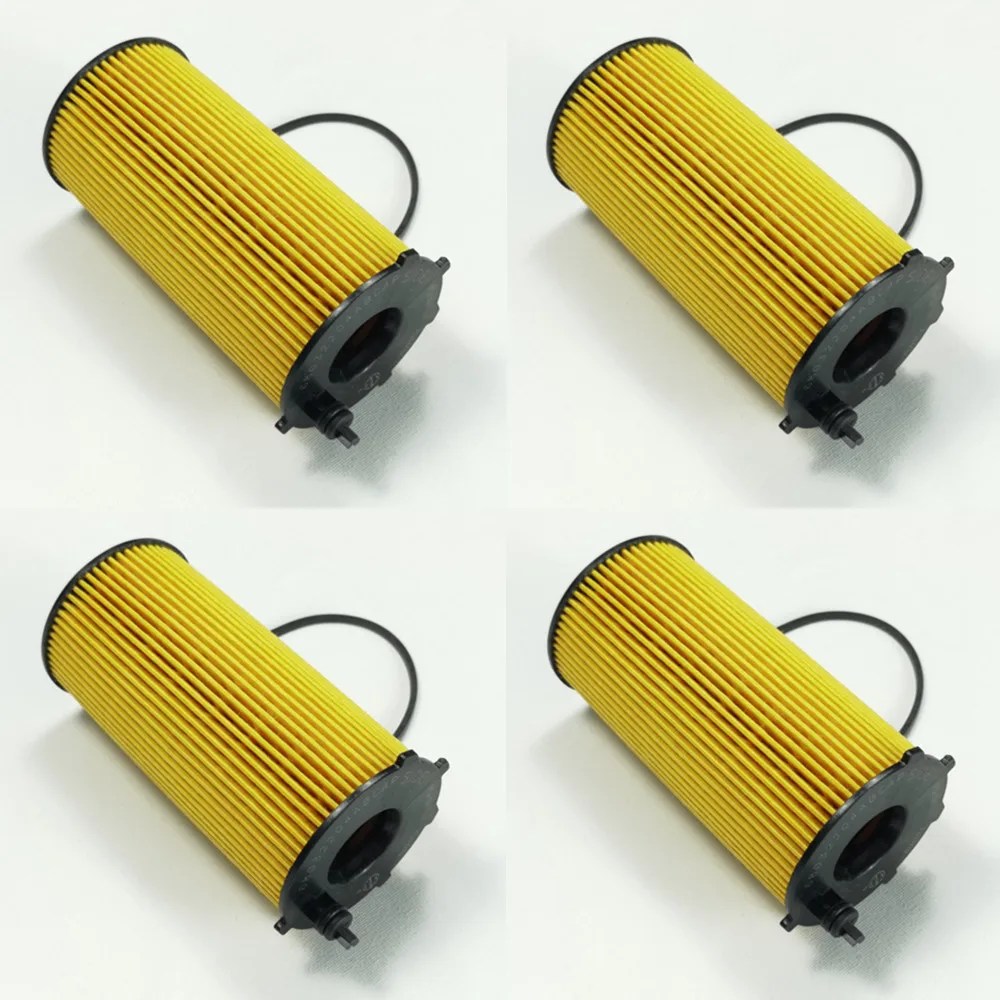 Filtro de aceite de 4 piezas para JEEP CHEROKEE 2,8 CRD Diesel WRANGLER 3 DODGE NITRO 2,8 CRD 68032204AB 68032204AA