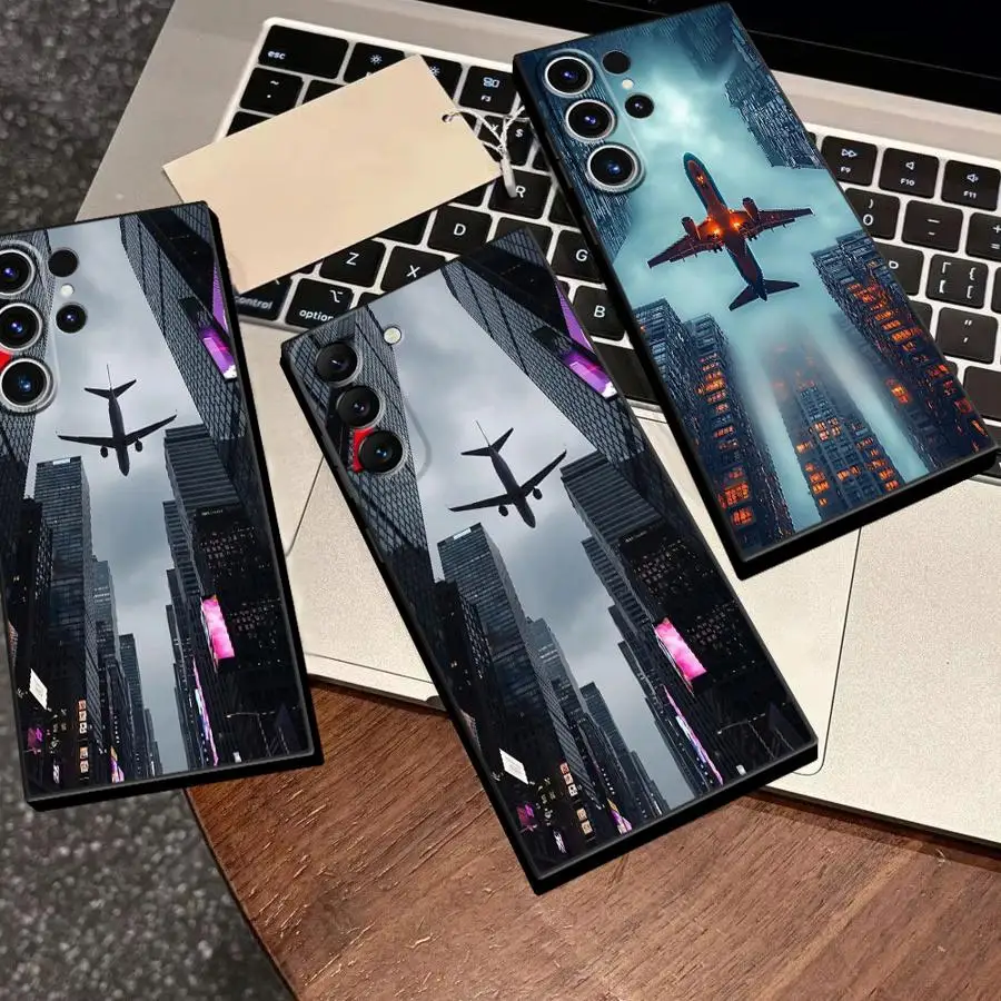 Phone Cover Case for Samsung Galaxy S26 Ultra S21 S22 S23 S25 Plus S24 Note 20 10 S20 FE Aircraft