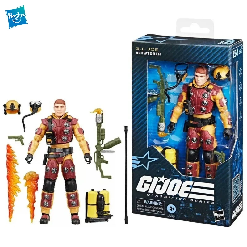

New Original Hasbro G.I. Joe Classified Series 154 Blowtorch Action Figure Collection Original Toys Model Ornament Gifts