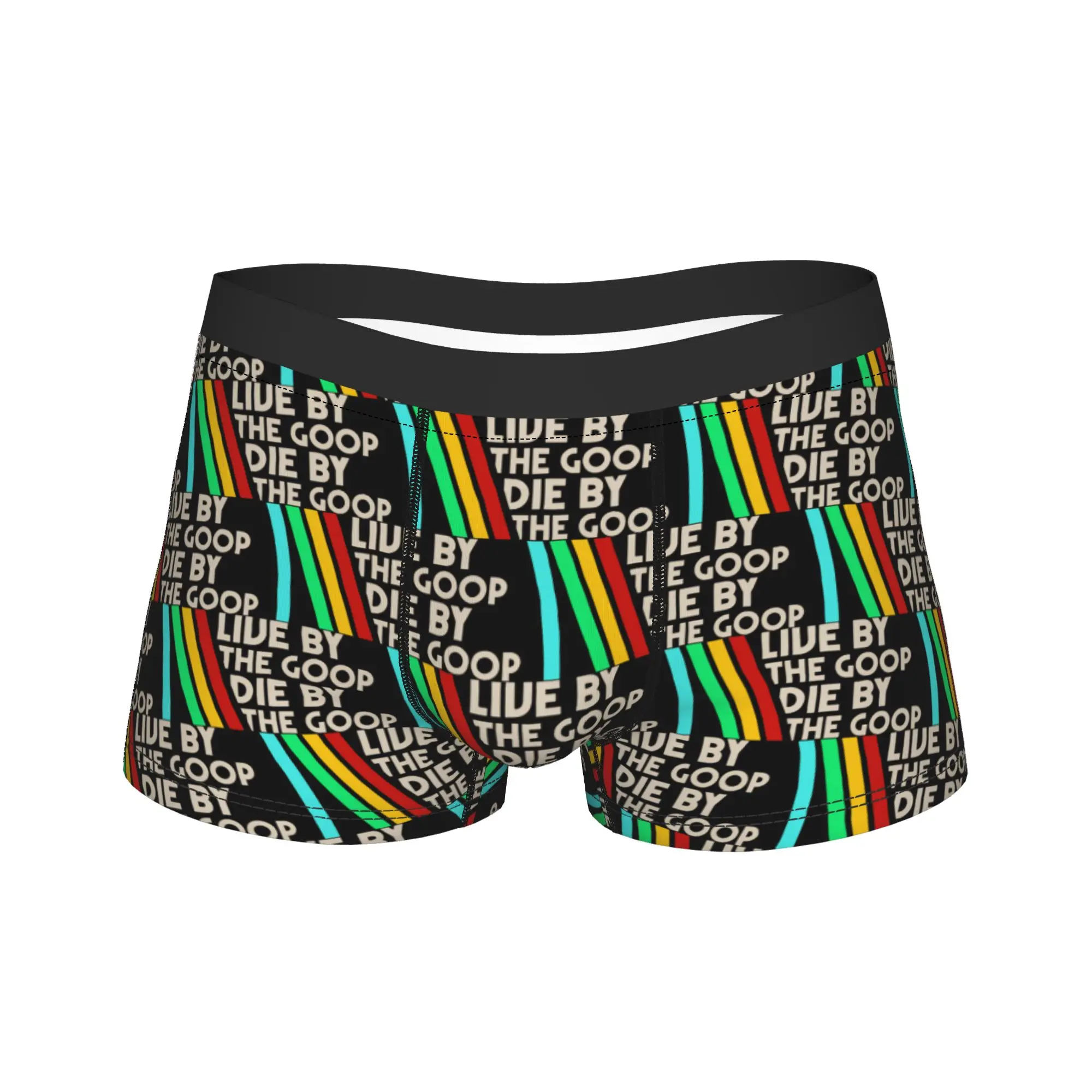 

Live By The Goop Die By The Goop Arc Raiders Underwear Print Trunk High Quality Men's Underpants Elastic Boxer Brief Gift Idea