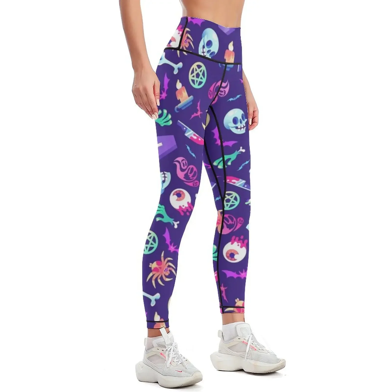 Horroriffic! Leggings sport legging legging pants raises butt push up tights for for physical Womens Leggings