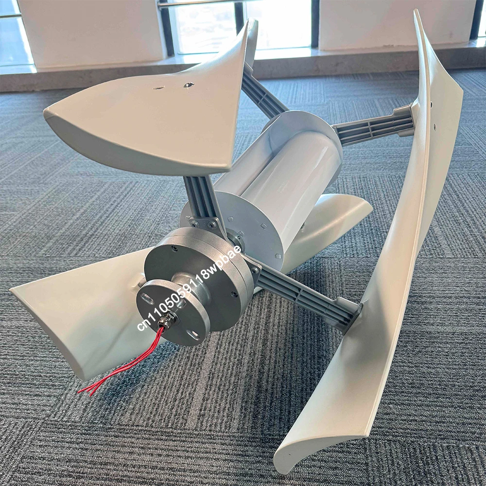 3Blades Vertical Axis Home Residential Wind Turbine 10KW 5000W 8000W 12V 24V 48V Low Start-Up Wind Speed With Controller Hybrid