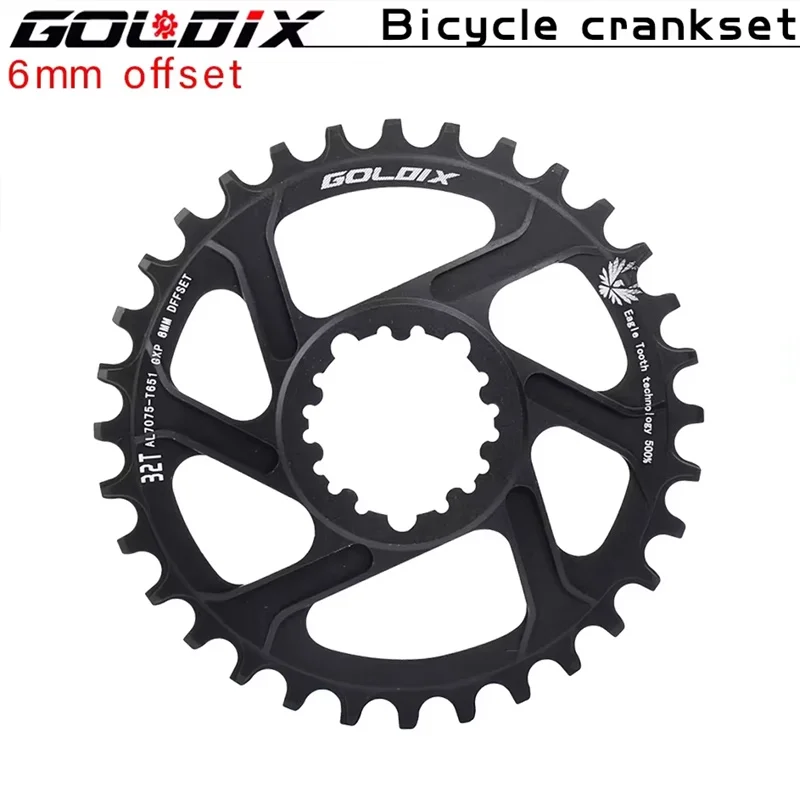 GOLDIX MTB Bicycle Chainring Narrow Wide Mountain Bike Chainwheel 30T 32T 34T 36T 38T For SRAM XX1 X9 XO X01 gx Eagle NX