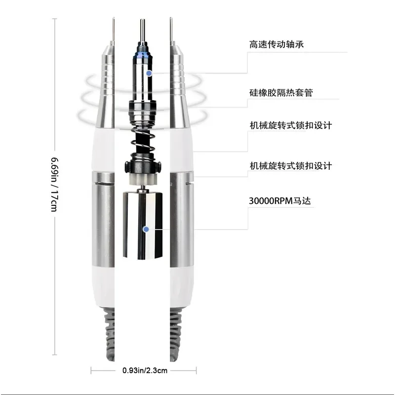 Polisher, New Electric Nail Polisher, Nail Remover, Tool Multi-function High-speed Polisher