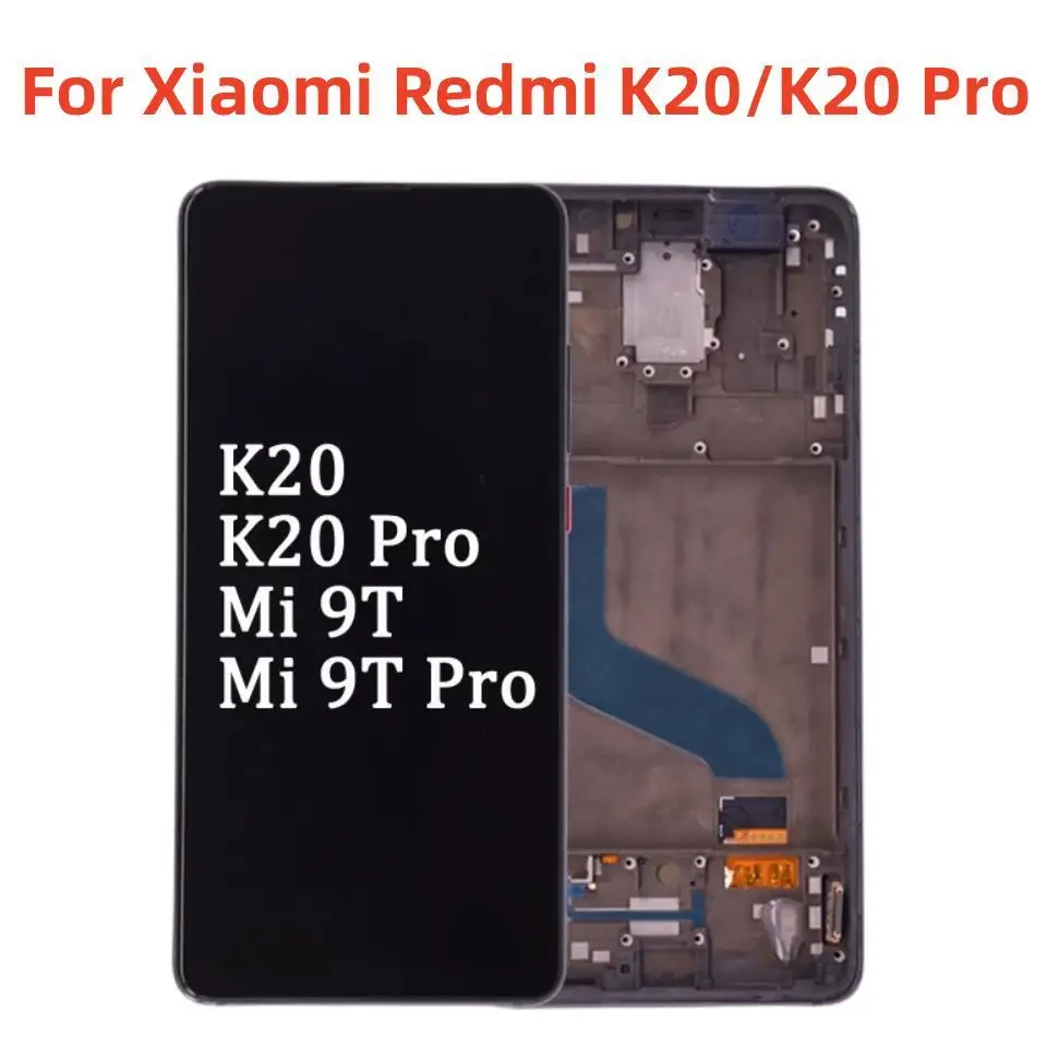 

ЖК-дисплей для Xiaomi Redmi K20 K20 Pro, сенсорный ЖК-экран с дигитайзером и панелью в сборе для Xiaomi Mi 9T Mi 9T Pro, сменный ЖК-дисплей