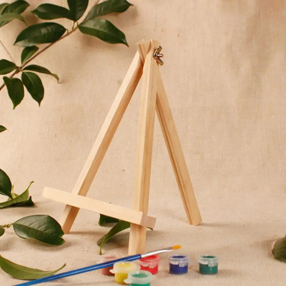 Mini  Excellent Artist Wooden Display Easel Lightweight Display Easel Multi-purpose   for Office
