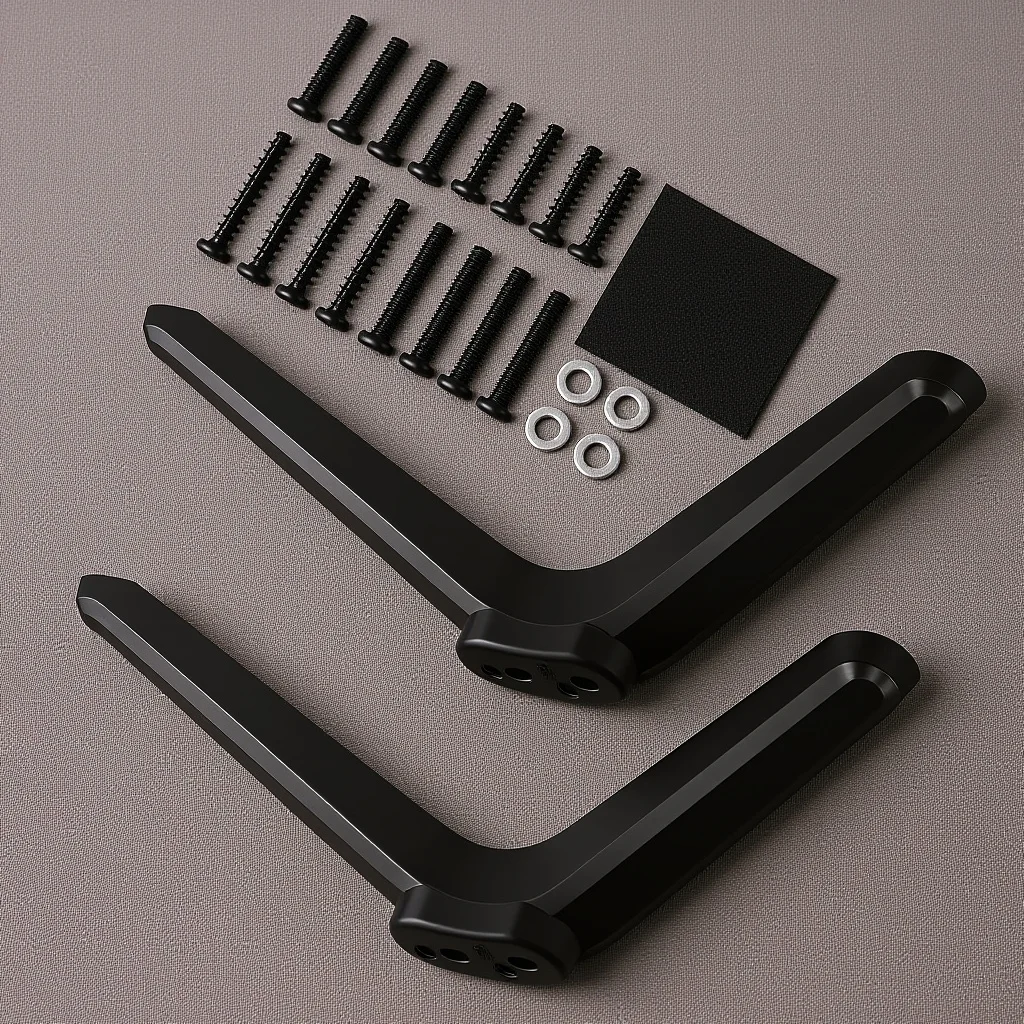 

2Pcs Universal Stand Bracket 32-55 Inch Non-Slip Base Easy Installation Stable Support Mounts Mounts Bracket