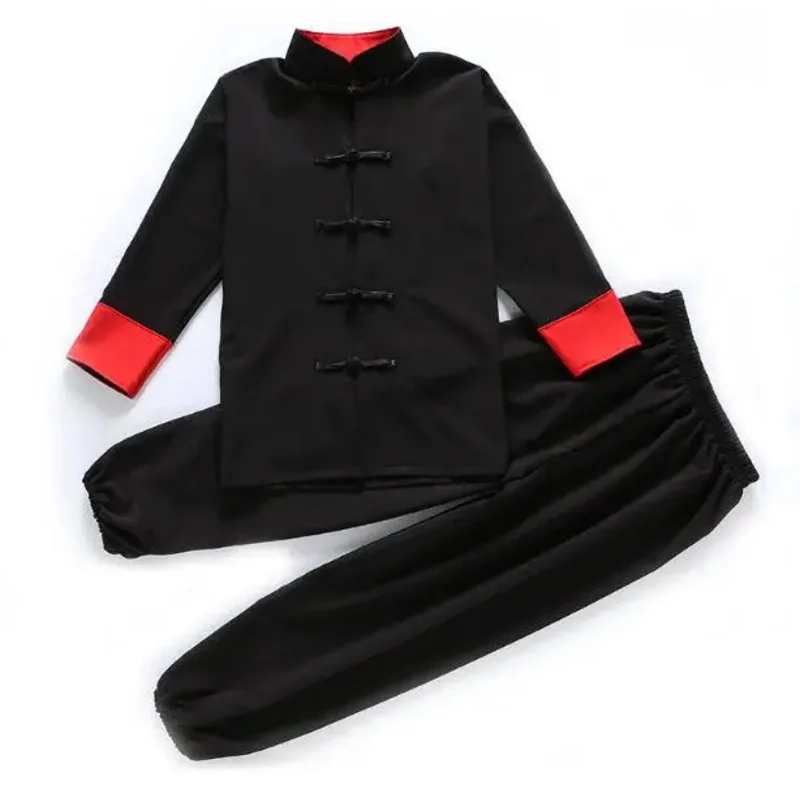 Costume de Wushu pour enfants, vêtements de style traditionnel chinois, chapelle Tai, uniformes de Kung Fu, ensemble de performance sur scène pour filles et garçons, nouveau