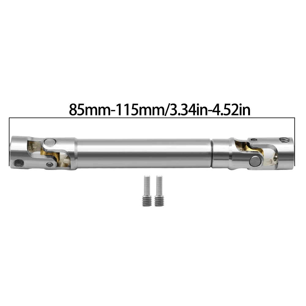 Metalen Interne Spline Aandrijfas Kruiskoppeling Aandrijfas voor 1/10 RC Auto Crawler Axiale SCX10 Gladiator YK4082 TRX4 TF2 D110