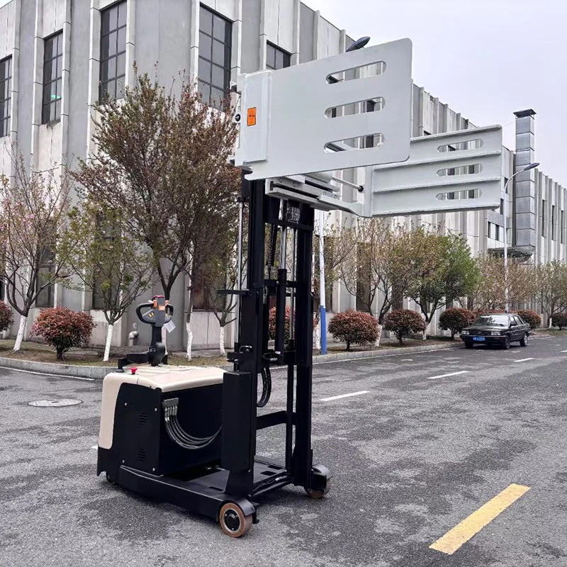 2T 3m Semi Electric Forklift Stacker Truck Hot Selling Electric Automatic Lifter Factory Electric Pallet Stacker for Sale