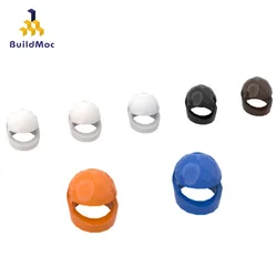 10PCS High-Tech Assemble Particle 30124 Helmet Standard Building Blocks Kit Replaceable Part Toys For Children Gifts