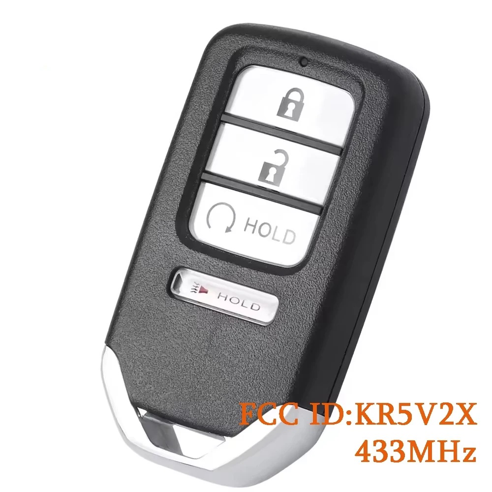 

KEYECU KR5V2X Smart Remote Car Key Fob for Honda Ridgeline 2017 2018 2019 2020 2021 2022 2023 2024 72147-T6Z-A11 433MHz