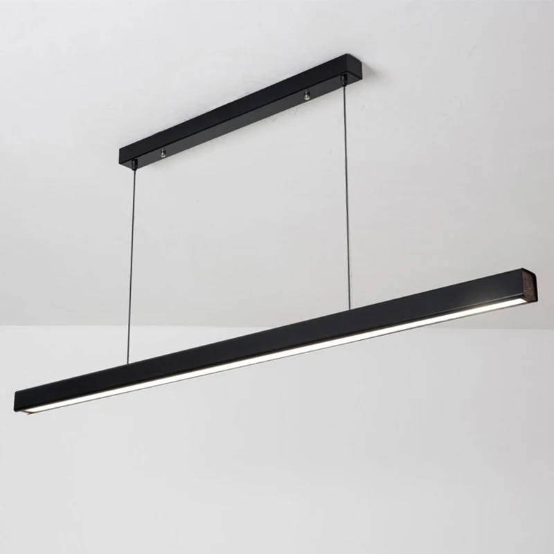 

Modern Minimalist Led Pendant Light Linear Hanging Lamp For Home Dining Room Decor Kitchen Decorative Ceiling suspension Fixture