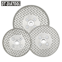 DT-DIATOOL 1pc Diamond Cutting Grinding Disc Granite Saw Marble Electroplated Stone M14 M10 58/-11 Thread  Granite Ceramic Tile