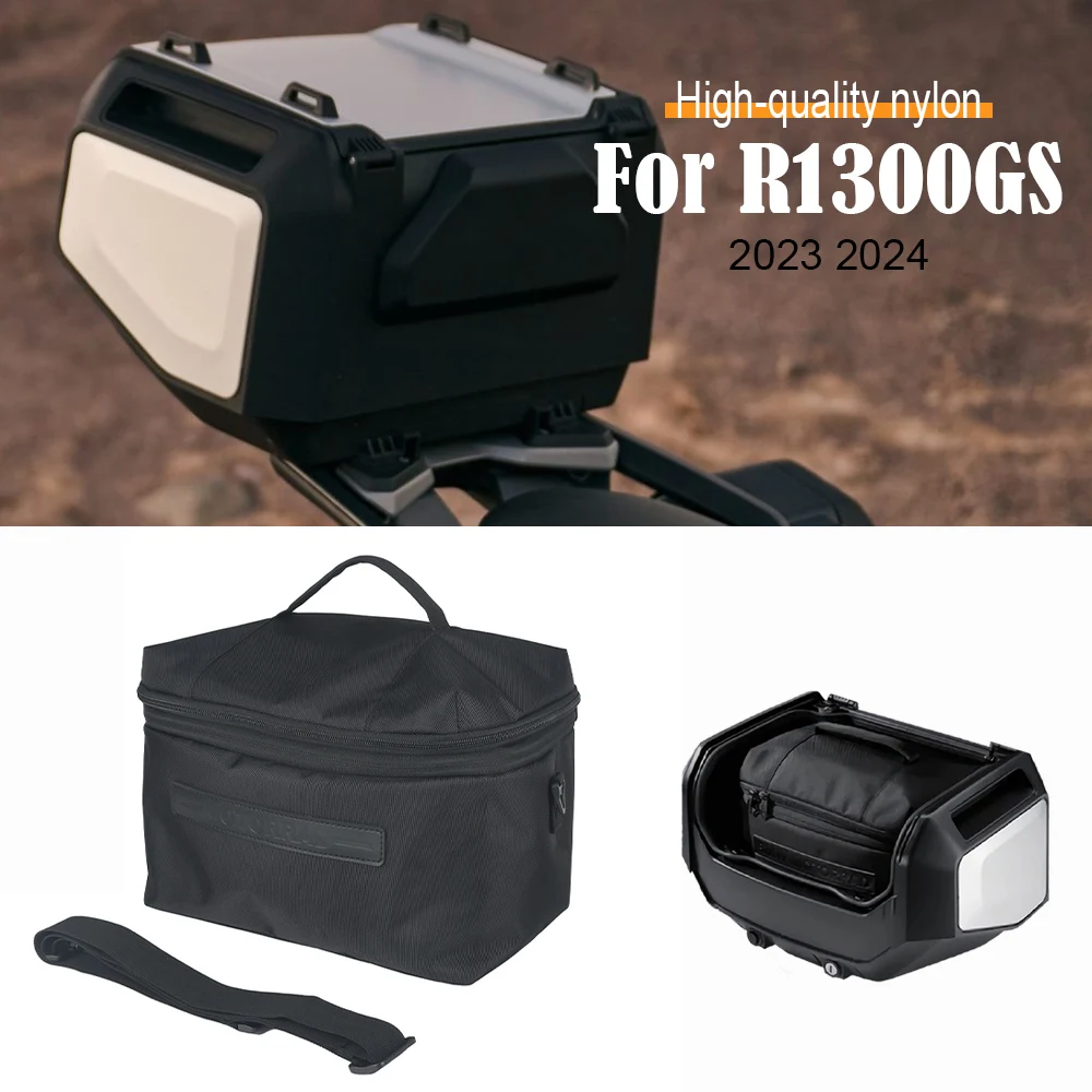 For BMW R 1300 GS R1300 GS R 1300GS Motorcycle Top Box Inner Bag Luggage Black Suitable R1300GS 2023 2024