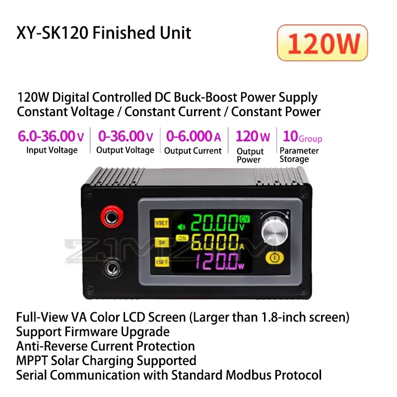 

SK120 SK60 Finished DC Buck Boost Power Supply Adjustable Constant Voltage Current Power Supply Regulator