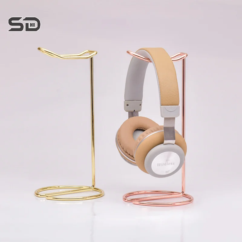 Exquisite Simple Headphone Stand Sturdy Non-Slip Gaming Headset Holder Base Creative Headphone Desk Display Storage Tray