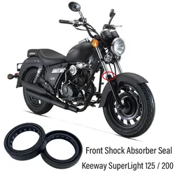 New Fit Keeway SuperLight 125 / 200 Motorcycle Front Fork Damper Oil Seal and Dust Seal Front Fork Damper Shock Absorber