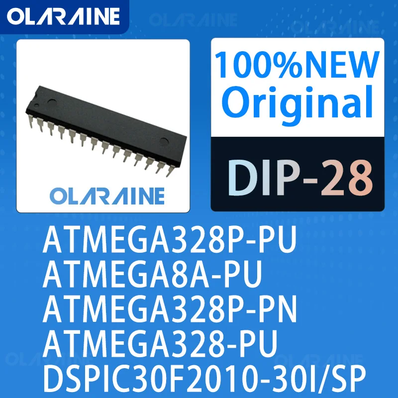 1/5/10Pcs ATMEGA328P-PU ATMEGA8A-PU ATMEGA328P-PN ATMEGA328-PU DSPIC30F2010-30I/SP DIP-28100% brand new original genuine IC chip