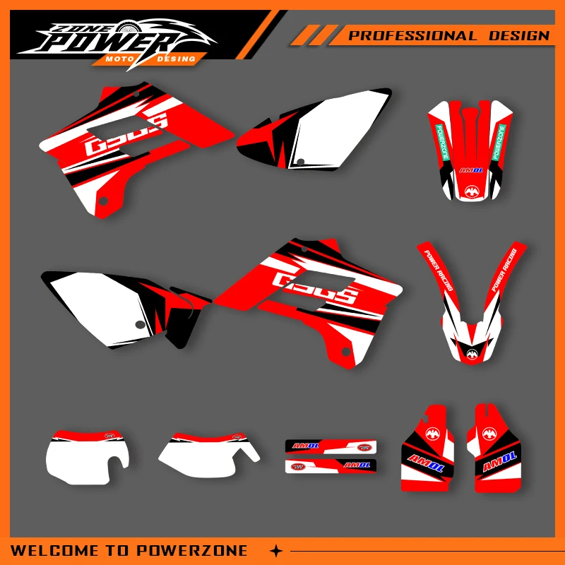 

POWERZONE для GASGAS, мотокросса, графический фон, наклейка, наборы наклеек для GASGAS 2002, 2003, 2004, 2005, 2006, EC, индивидуальный номер 01