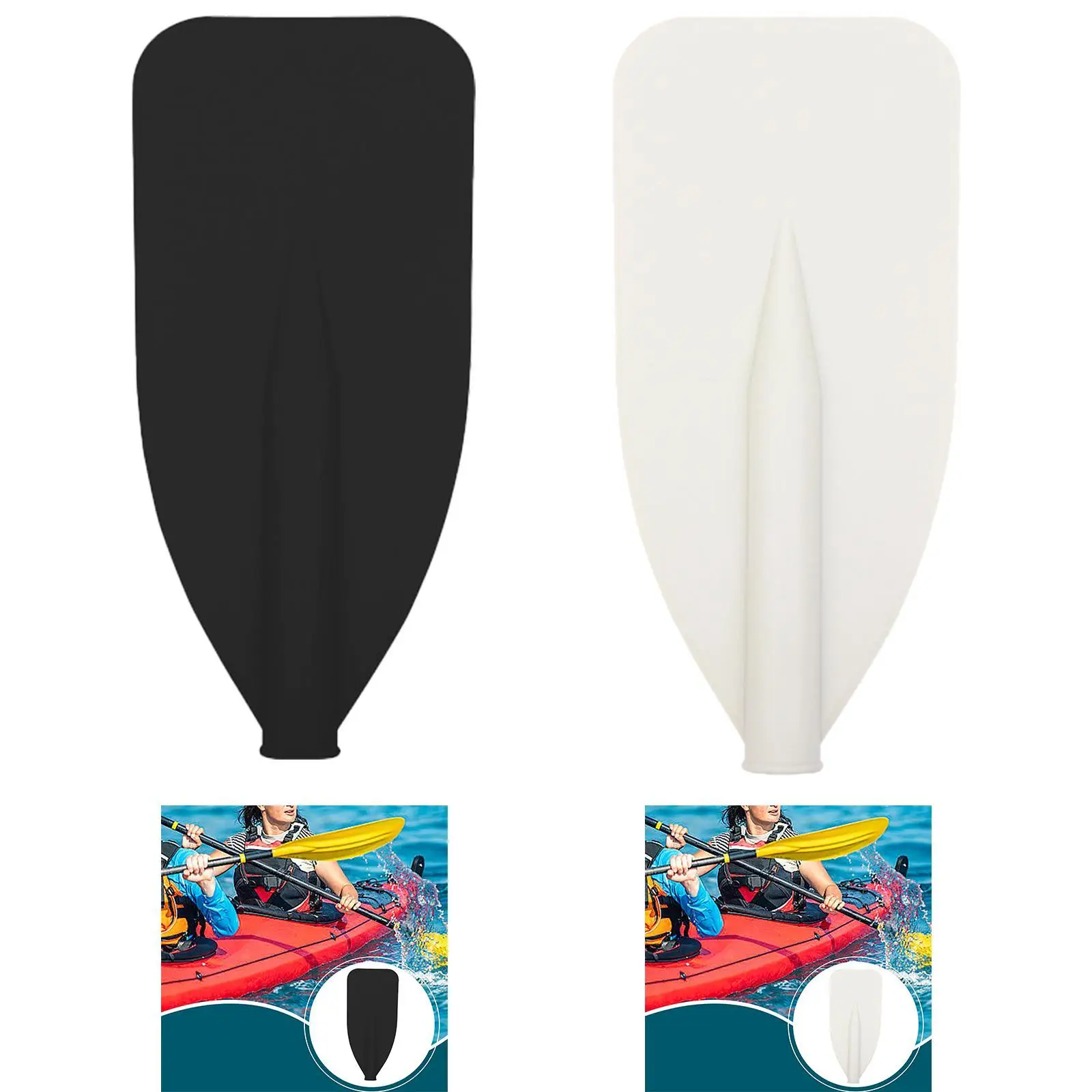شفرة بديلة لمجداف الكاياك لتوفير المساحة، ملحقات أنيقة وخفيفة الوزن لقارب الصيد والتجديف والتجديف والتجديف والتجديف بالكاياك #1