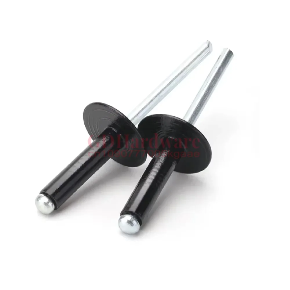 Aluminium Extra Large Flange Head Pop Rivets M3.2 M4 M5 Large Cap Leaf Bolt Dropper Self-plugging Rivet Lenght 6.4mm~35mm