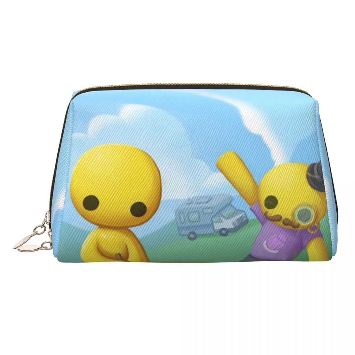 Wobbly Life Gaming Funny Women Cosmetic Bags Travel Makeup Organizer Pouch Toiletry Storage Dopp Kit Case