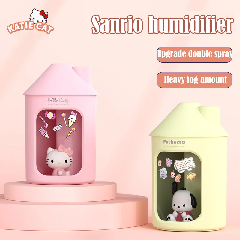 Sanrio Hello Kitty coloré Mini humidificateur désodorisant diffuseur double pulvérisation grande capacité maison bureau chambre décoré