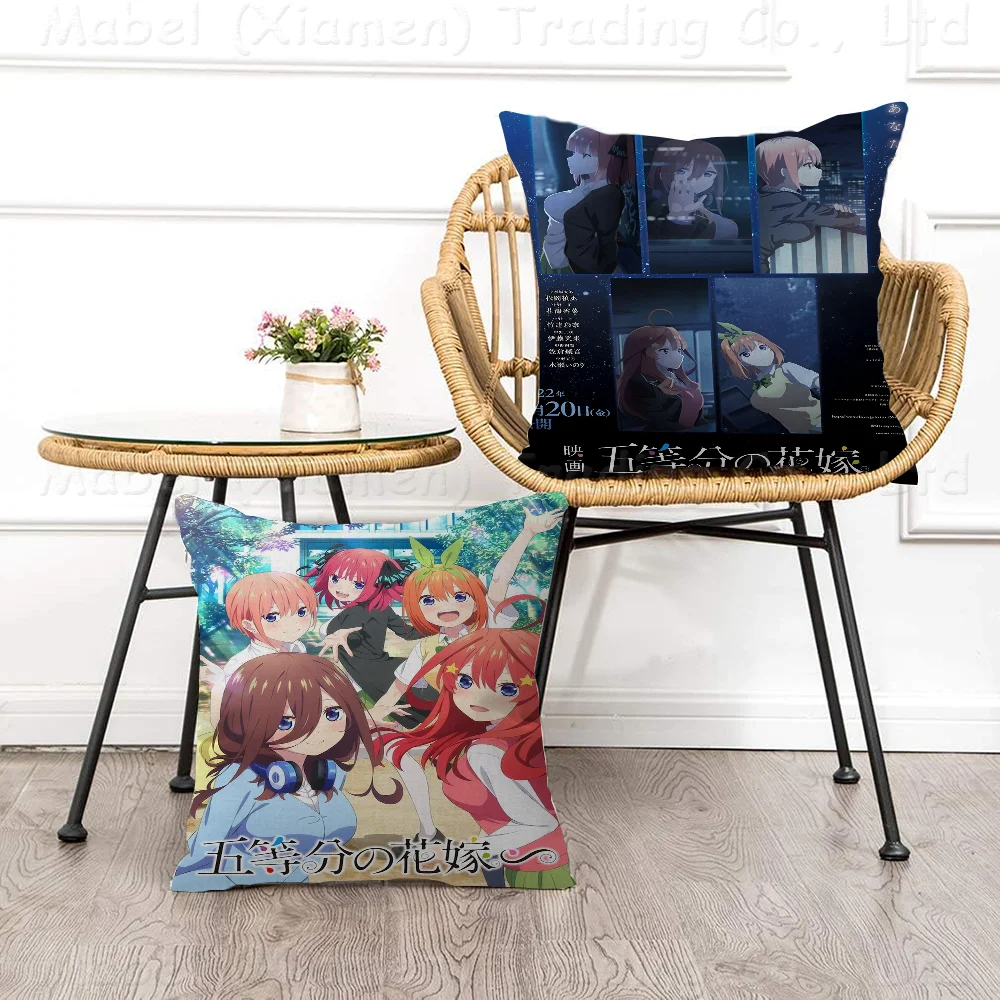 

Anime The Quintessential Quintuplets Personalized Pillow Cover Kids Bedroom Wild Party Decor Pillowcase Kid Birthday Shower Gift