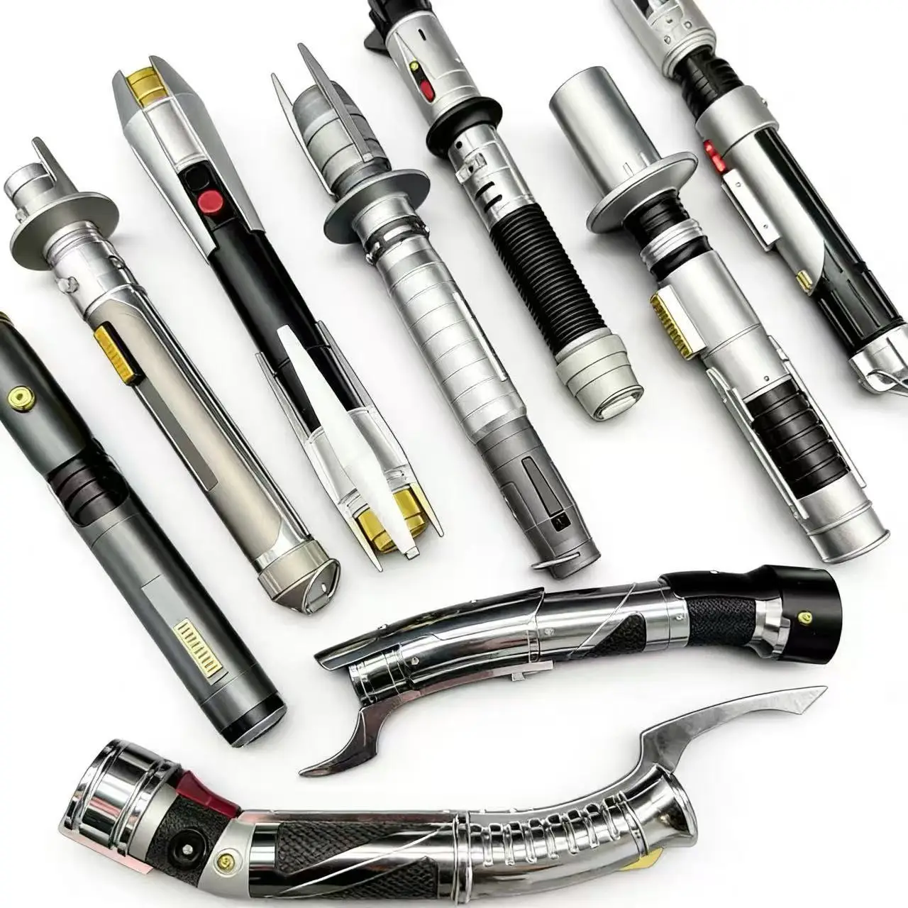 Lightsaber Laser Sword RGB Pixel Proffie Empty hilt Metal Dueling Smooth Swing LED Light up Cosplay Game Movie Prop