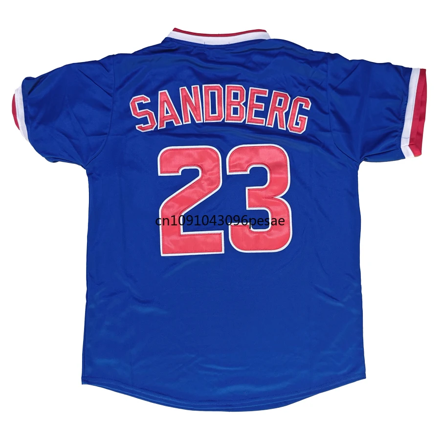 Ryne Sandberg Jersey 23 American Chicago Retro Baseball Jerseys 17 Mark Grace Jersey All Stitched Us Mens M-XXXL