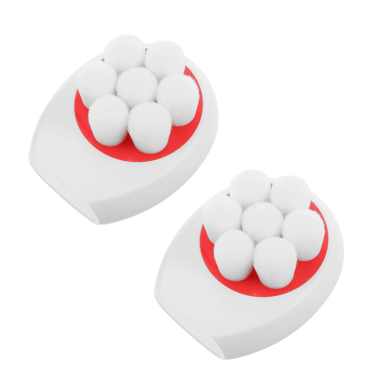 2 Escovas de Limpeza Facial de Silicone Dupla Face para Limpeza Profunda dos Poros e Massagem Facial Suave, Ideal para Viagem