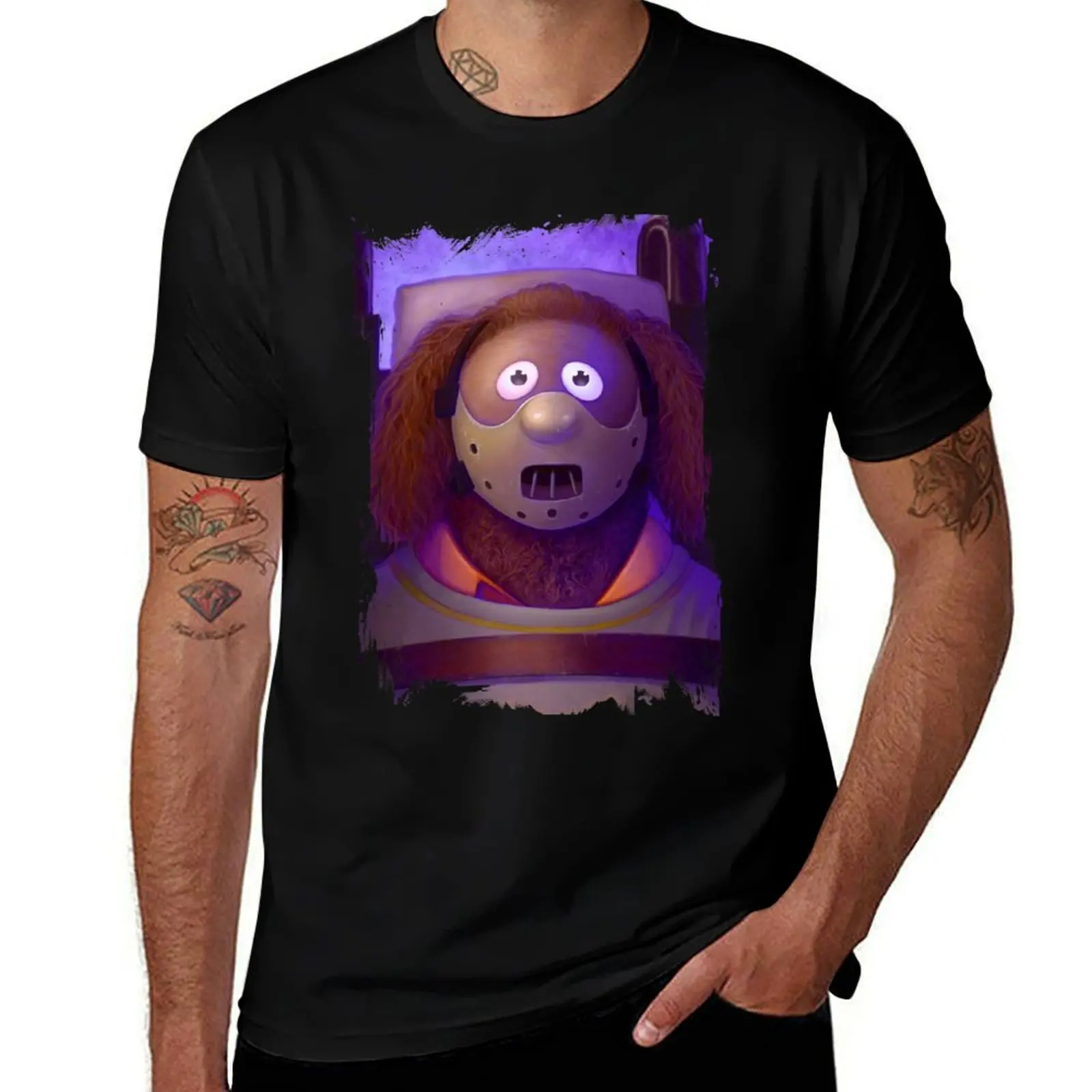 Muppet Maniac - Rowlf Lecter T-Shirt Plus Size Comfort Fit Tee T-Shirt
