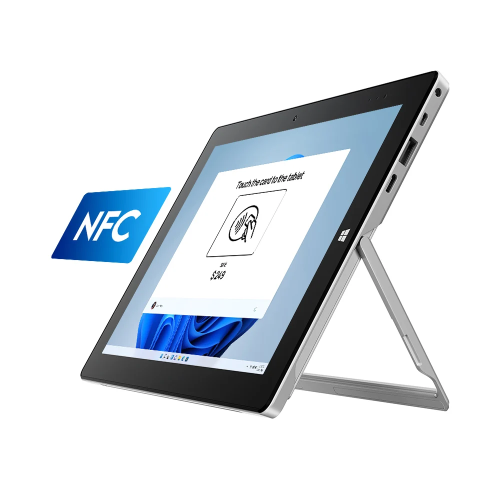 

[For Customization] 10 inch Windows Tablet POS smart retail All in One POS with NFC Reader restaurant handheld Front NFC tablet