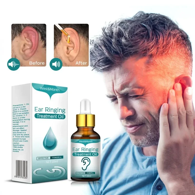 

Tinnitus Ear Drops Effective Treatment Tinnitus Deafness Otitis Hard Hearing Repair Ear Swelling Itching Earache Health Care 3Pc