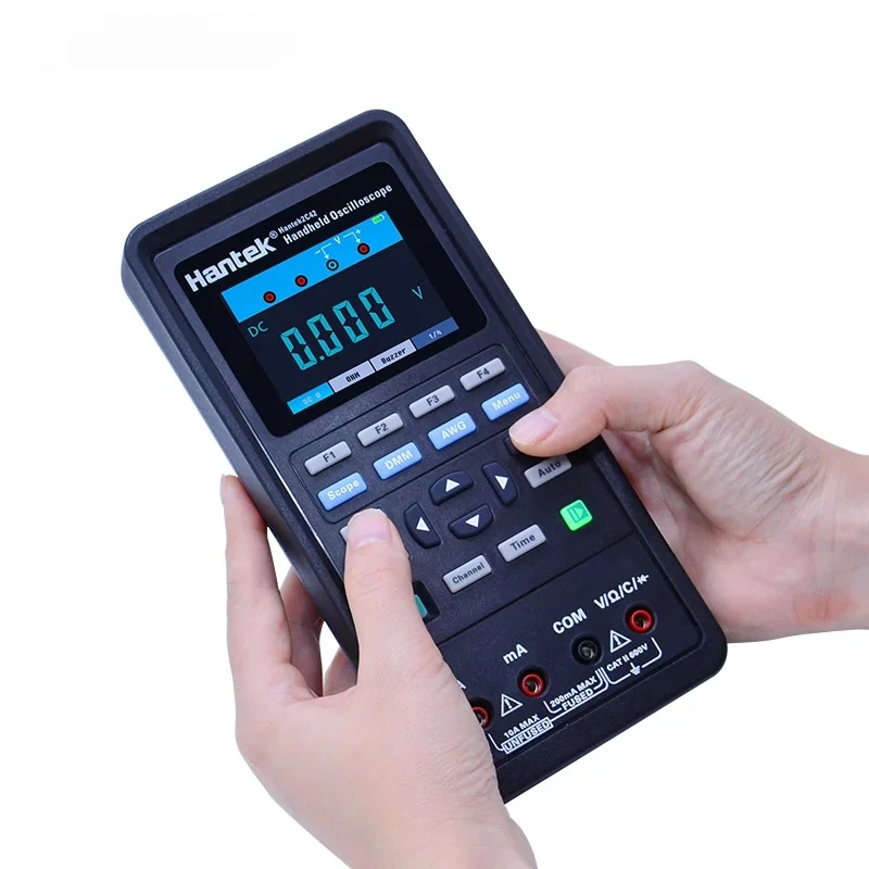 Hantek 3 in 1 Digital Oscilloscope +Multimeter +Waveform Generator Portable 2 Channels USB Automotive oscilloscope 40MHz 70MHz