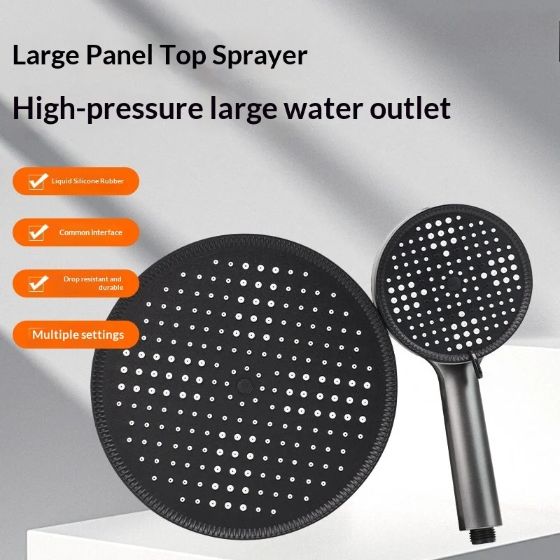 

Набор для душа с регулируемым давлением, ручной душ для ванной комнаты с подогревом воды, с распылителем и функцией подачи воды под давлением