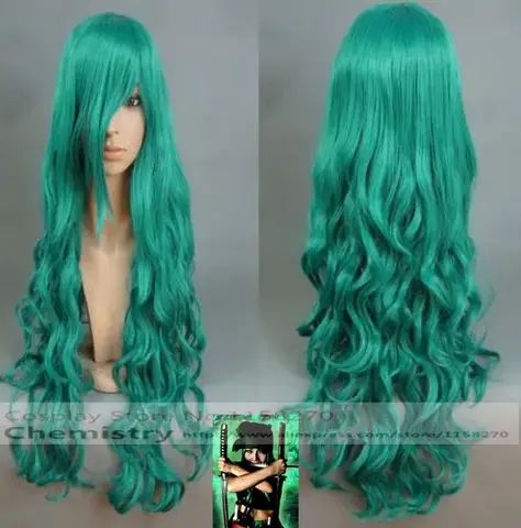 Roronoa Zoro transformation woman Cosplay hairwear wig with cap