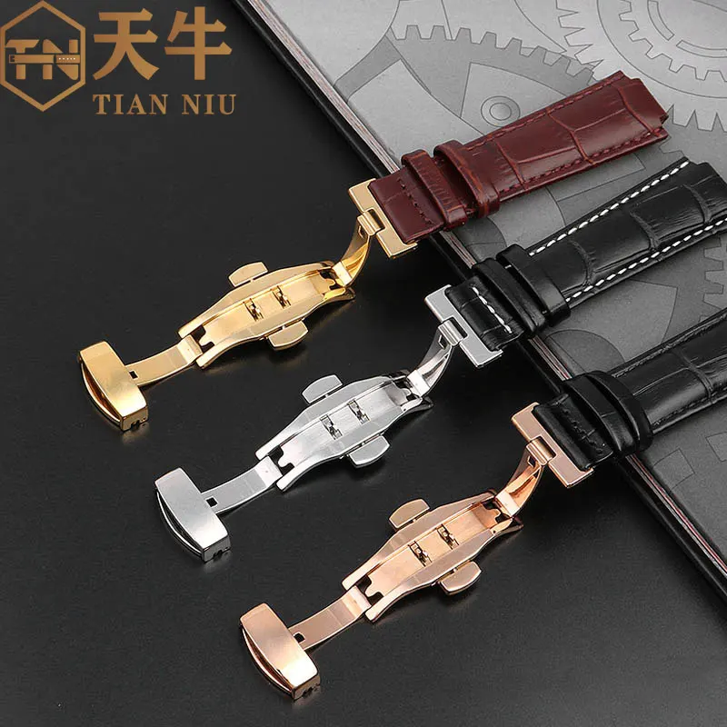 18-10mm 21-12mm Convex cowhide Watch Strap For L-ouis Vuitton LV Tambour Q1121 Q114k  Watch Band Men and Women's Bracelet