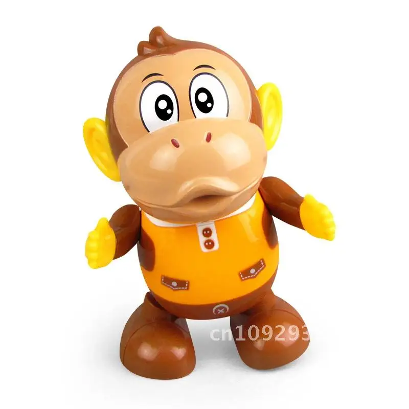 Dancing Gift Music Walking Lighting Funny Toy Monkey Animal Kids Swing Electric