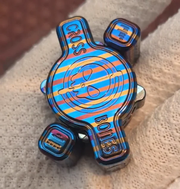 

Used EDC Beautiful Number 03 fidget timascus slider Decompression toys